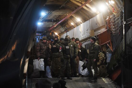 Russia Ukraine Military Operation POW Exchange Arrival