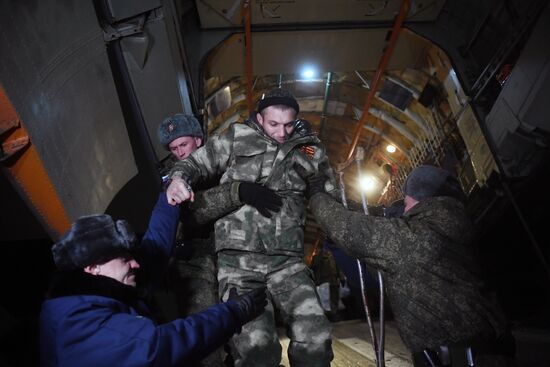 Russia Ukraine Military Operation POW Exchange Arrival