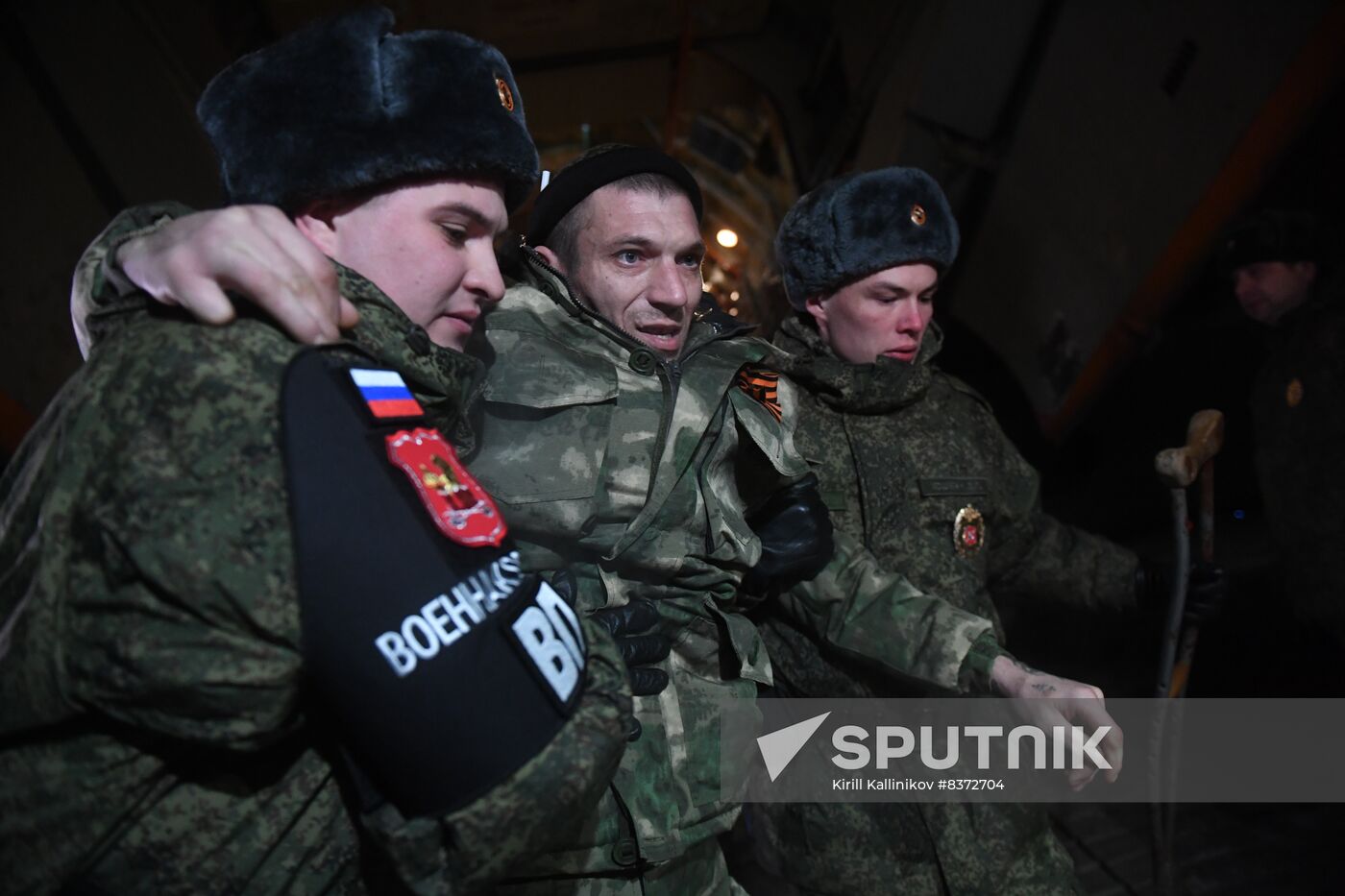Russia Ukraine Military Operation POW Exchange Arrival