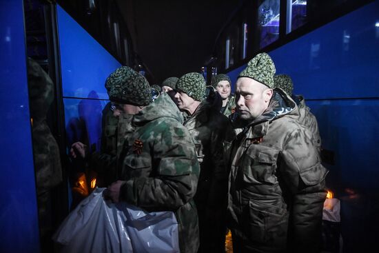 Russia Ukraine Military Operation POW Exchange Arrival