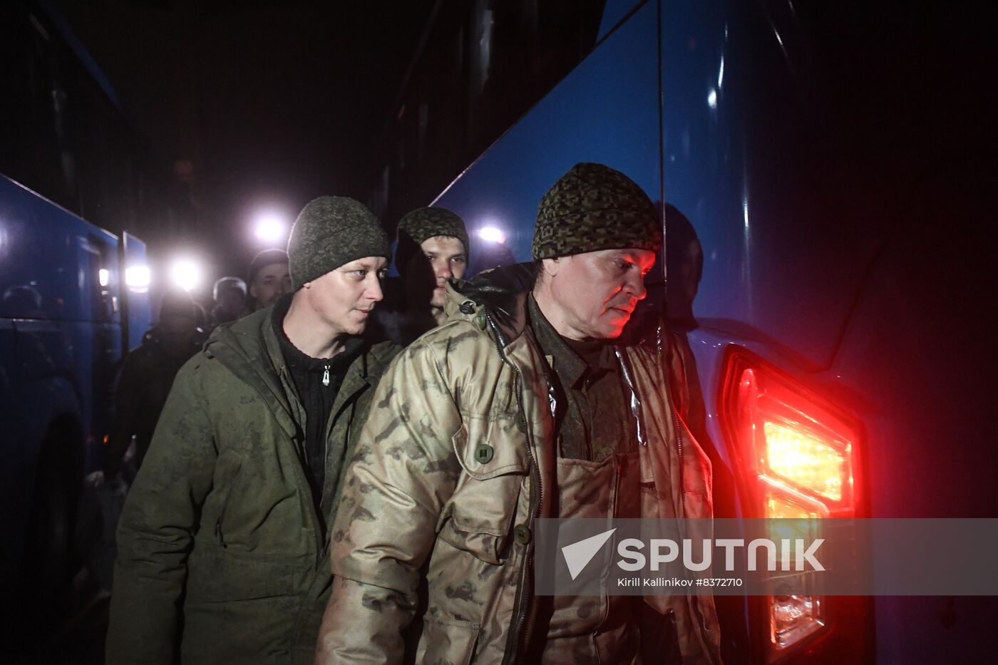 Russia Ukraine Military Operation POW Exchange Arrival