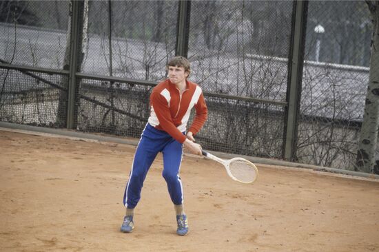 Soviet track and field athlete Sergei Bubka