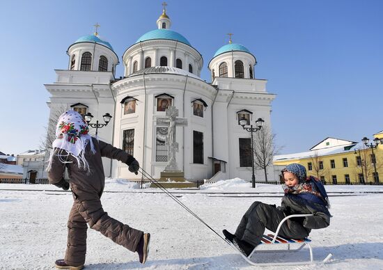 Russia Religion Meatfare Sunday