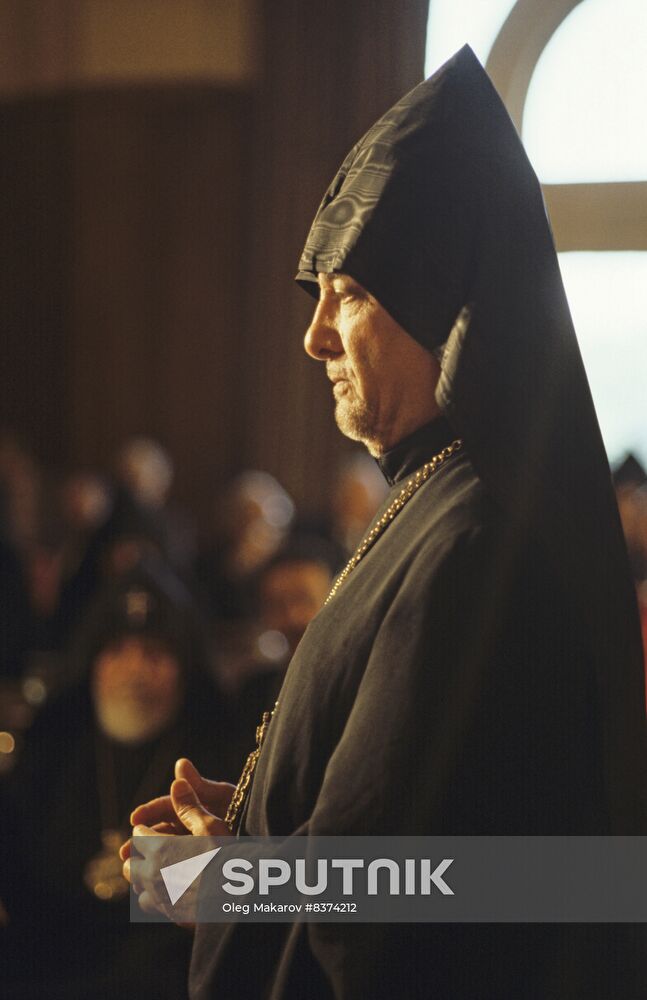 Celebrations in Etchmiadzin on consecration of myrrh