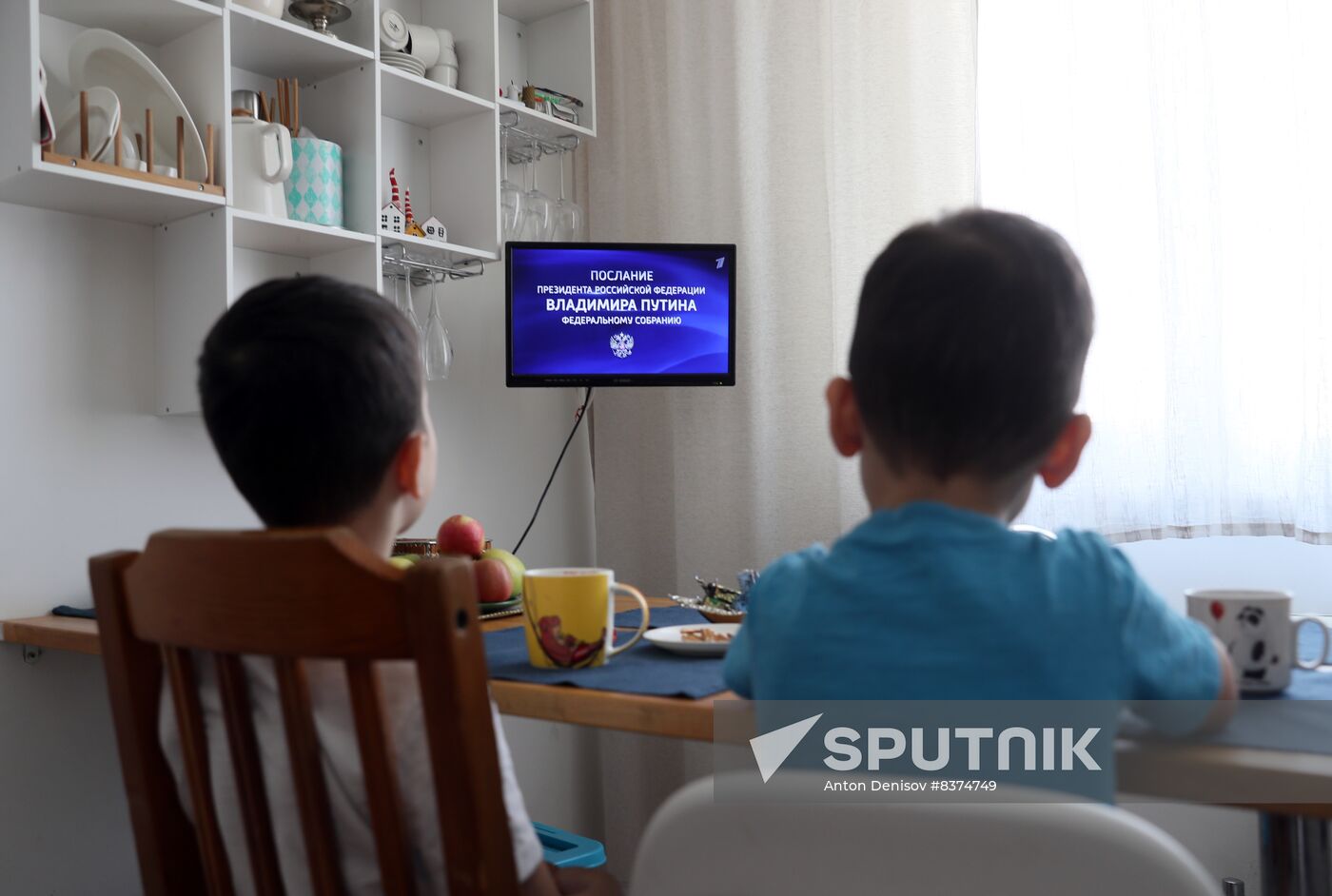 Russia Putin Federal Assembly Address Broadcast