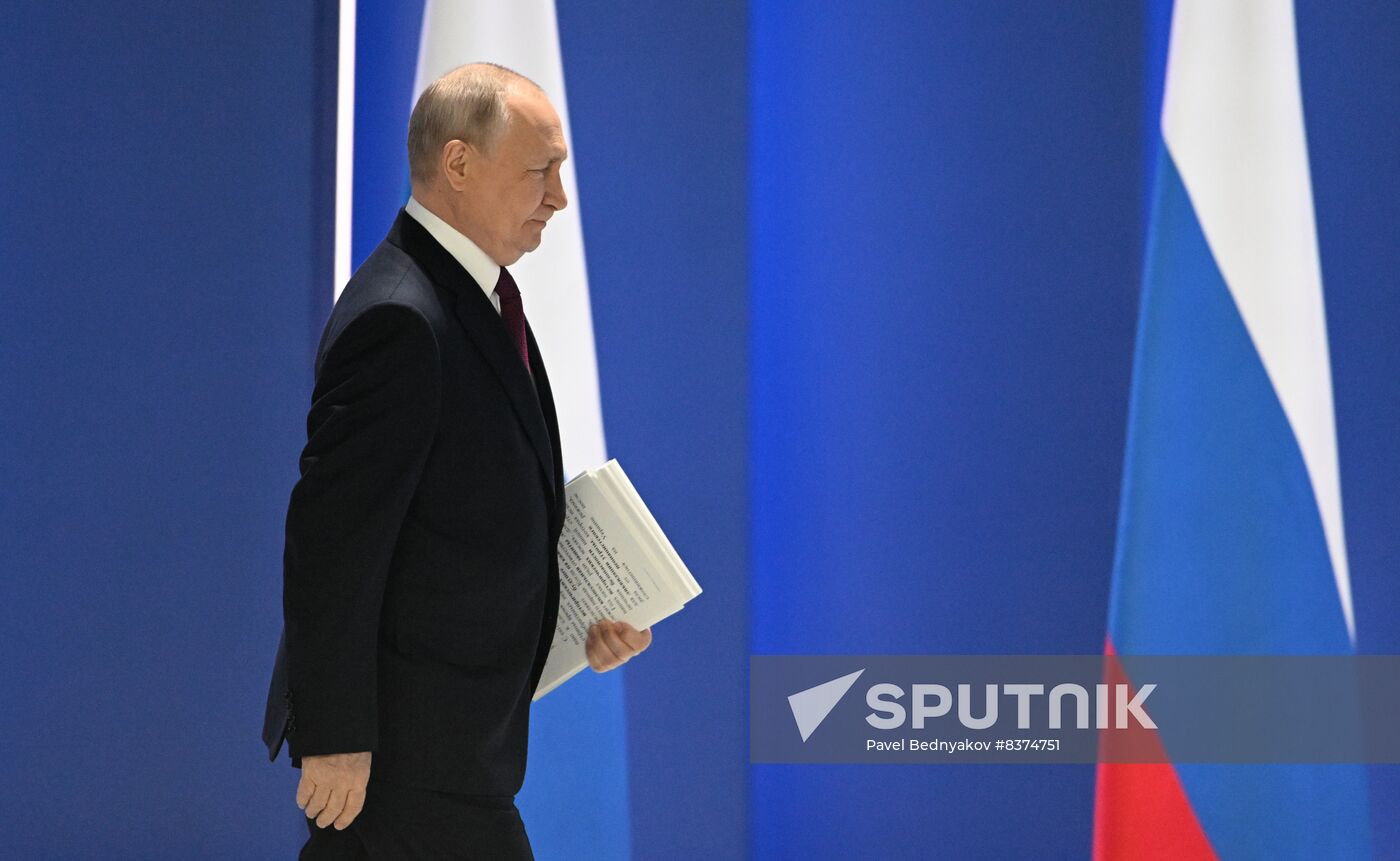 Russia Putin Federal Assembly Address
