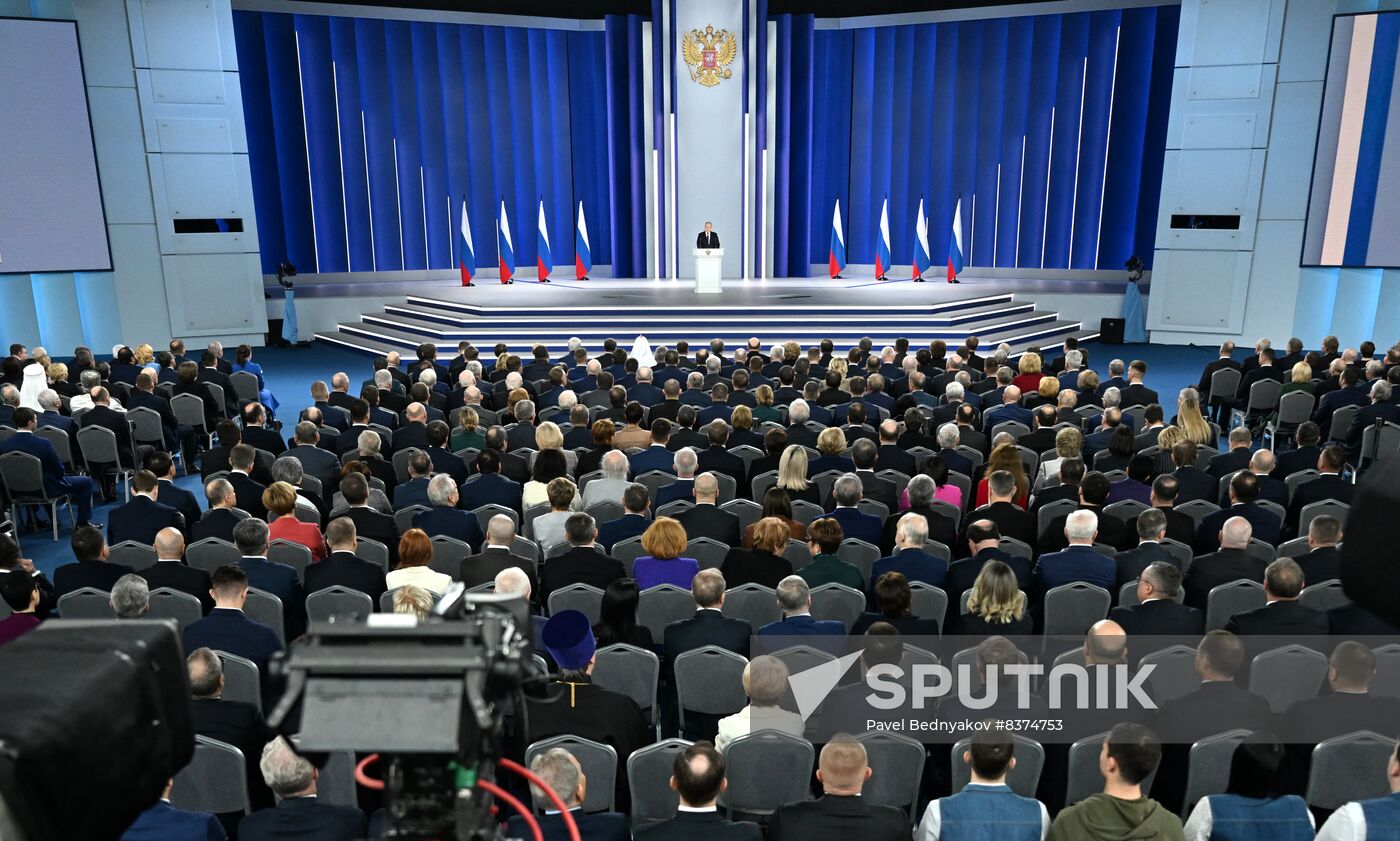 Russia Putin Federal Assembly Address