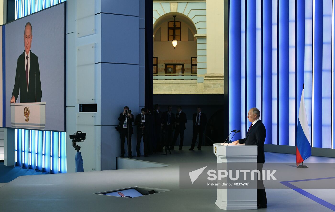 Russia Putin Federal Assembly Address