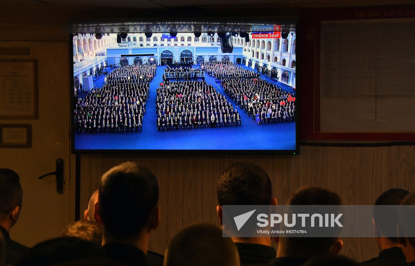 Russia Putin Federal Assembly Address Broadcast
