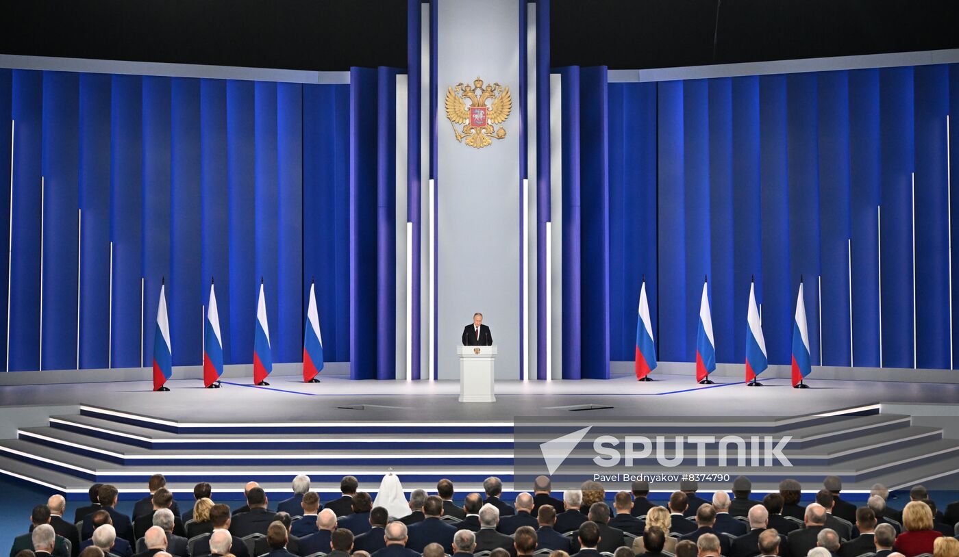 Russia Putin Federal Assembly Address