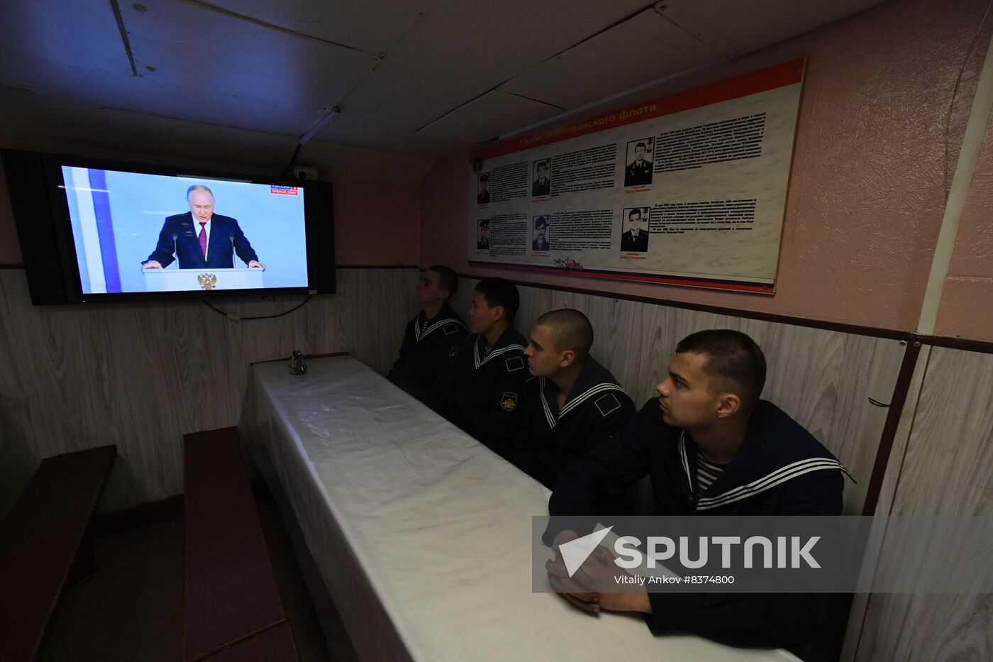 Russia Putin Federal Assembly Address Broadcast