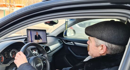 Russia Putin Federal Assembly Address Broadcast