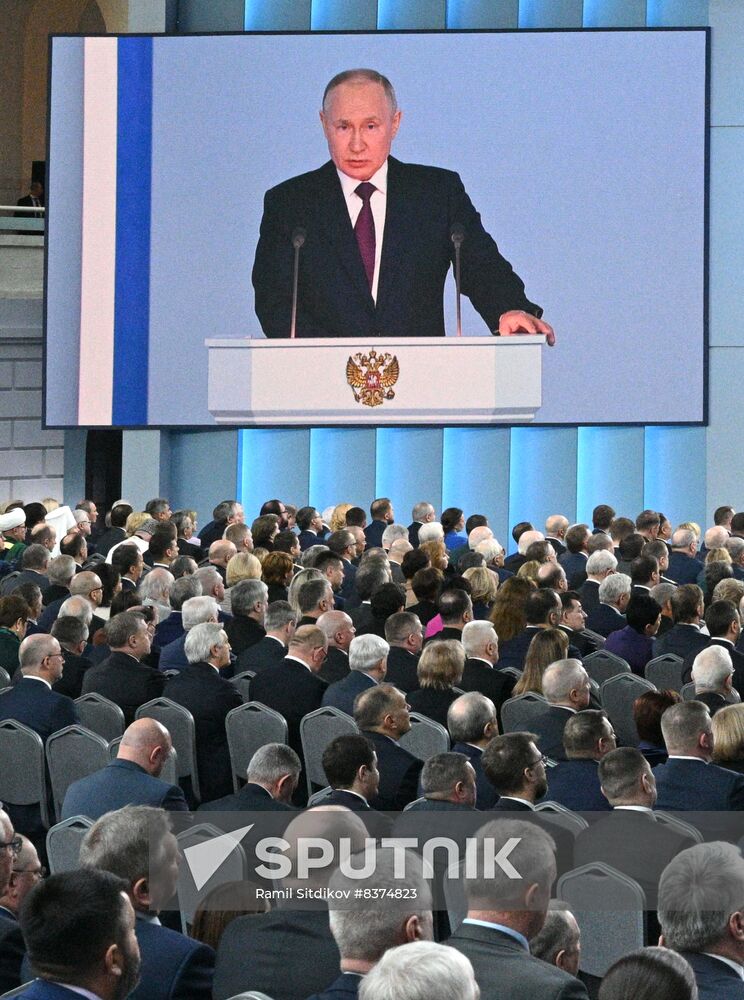 Russia Putin Federal Assembly Address