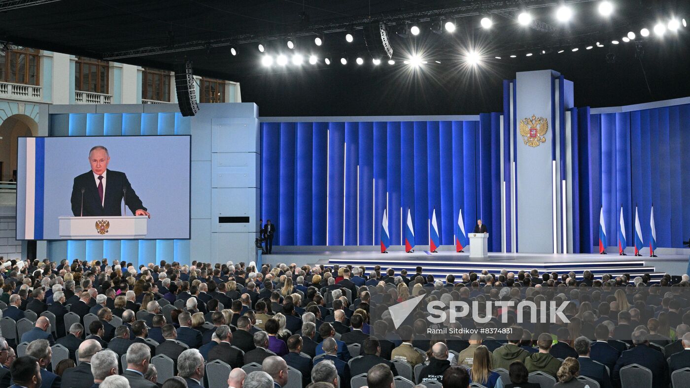 Russia Putin Federal Assembly Address