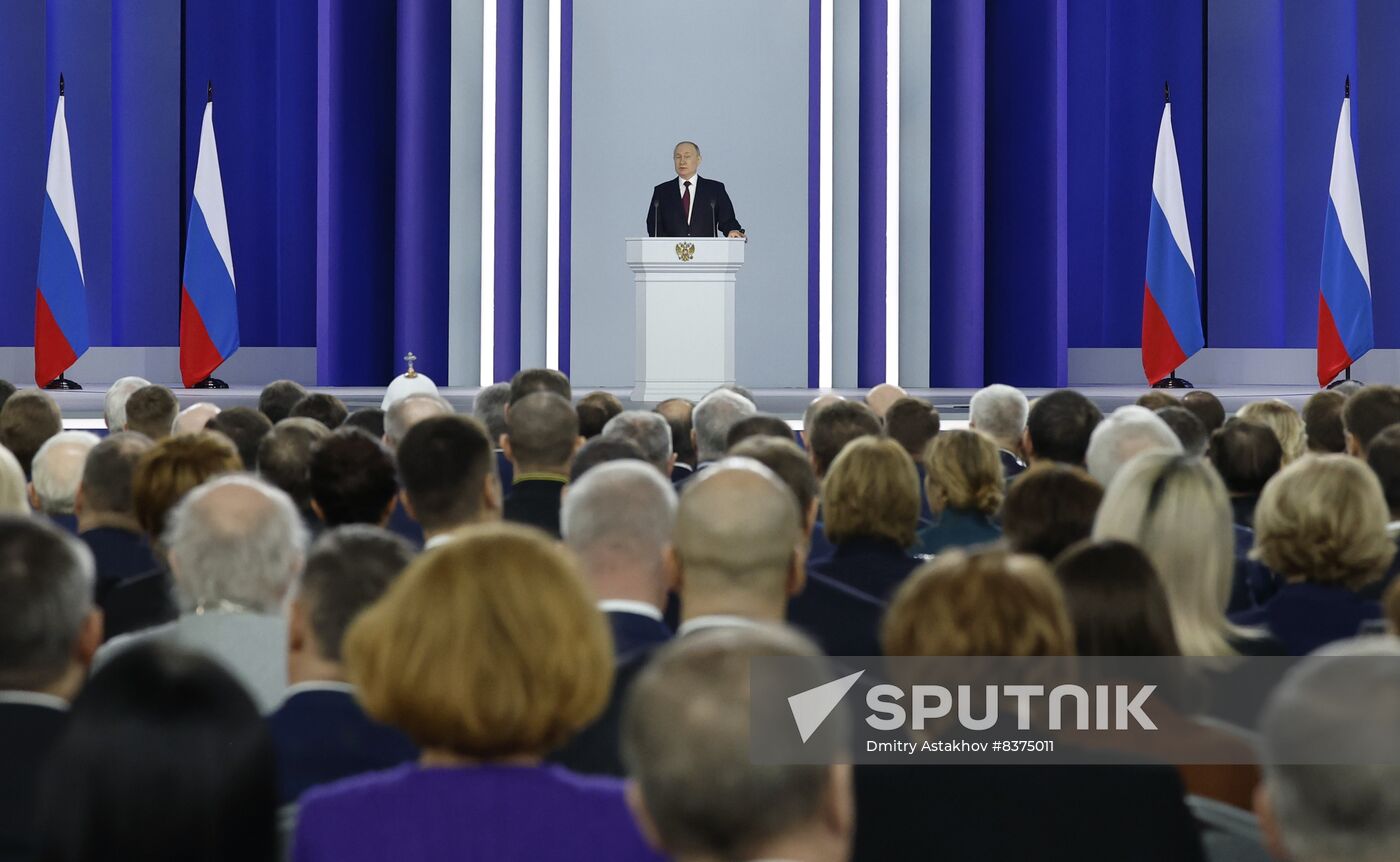 Russia Putin Federal Assembly Address