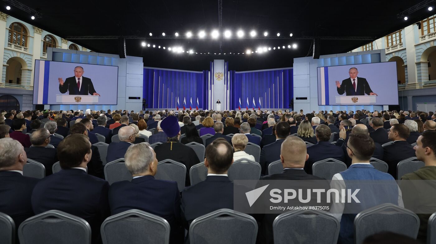 Russia Putin Federal Assembly Address