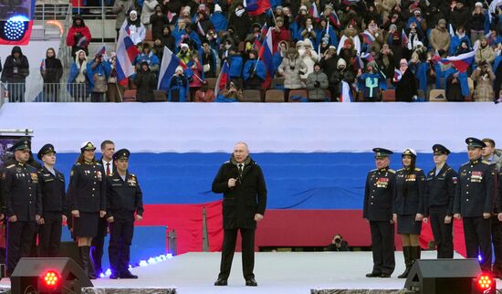 Russia Putin Military Support Concert