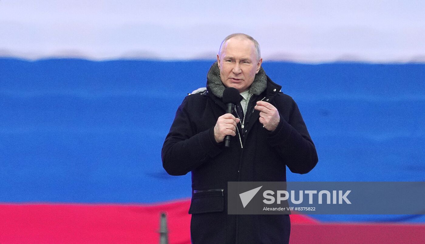 Russia Putin Military Support Concert