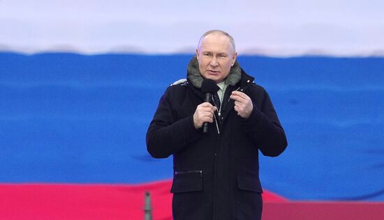 Russia Putin Military Support Concert