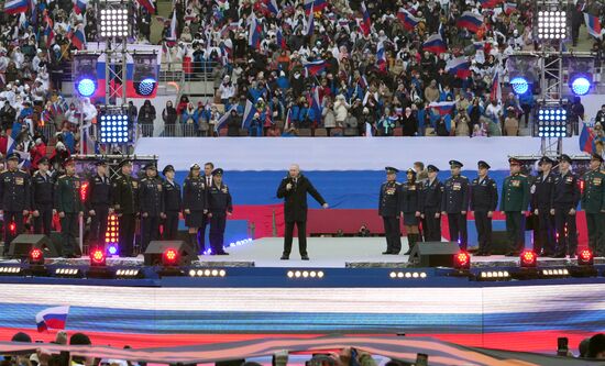 Russia Putin Military Support Concert
