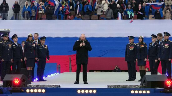 Russia Putin Military Support Concert