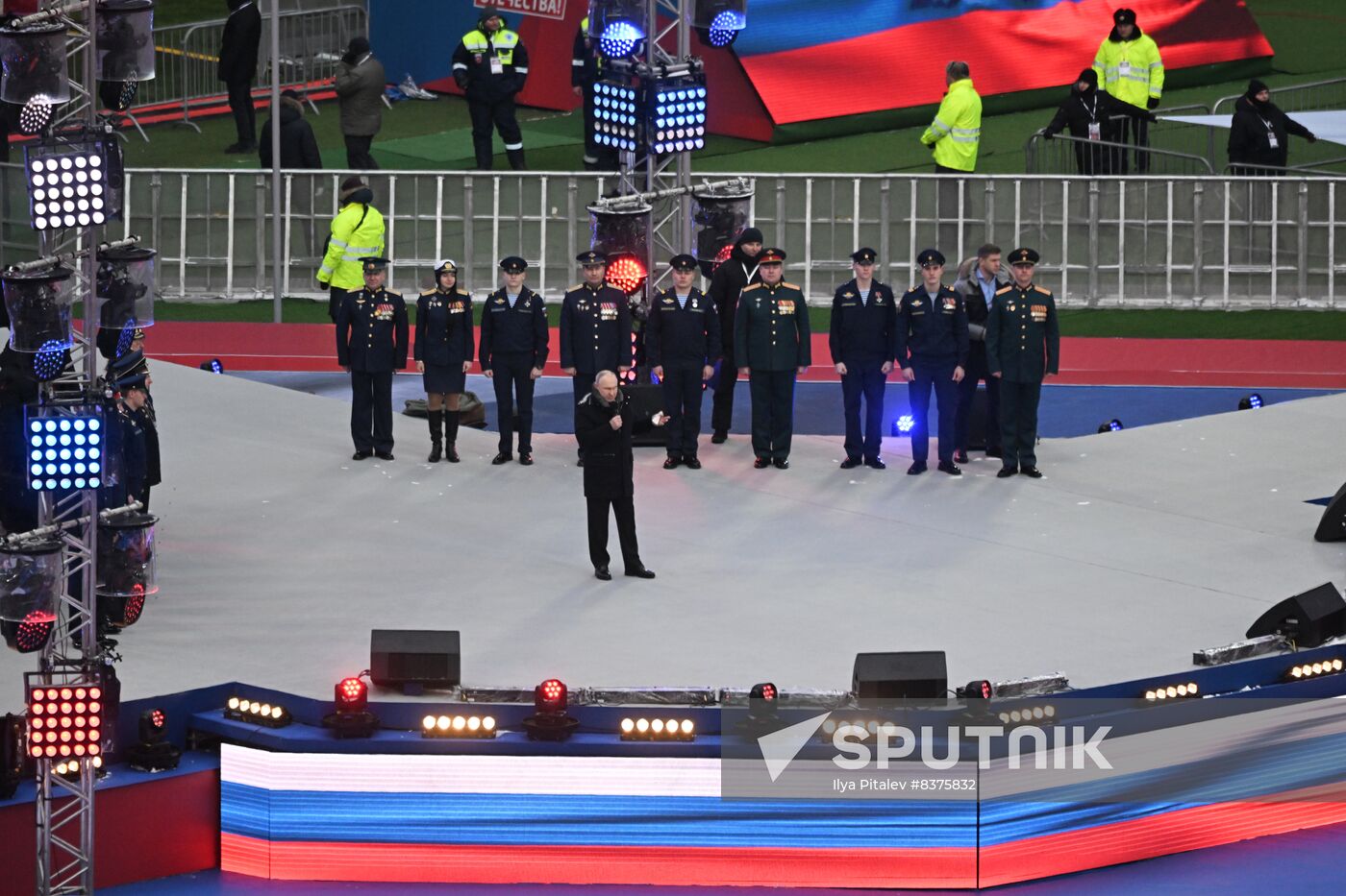 Russia Putin Military Support Concert