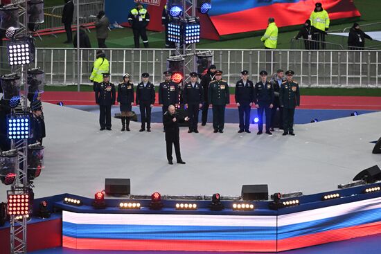 Russia Putin Military Support Concert