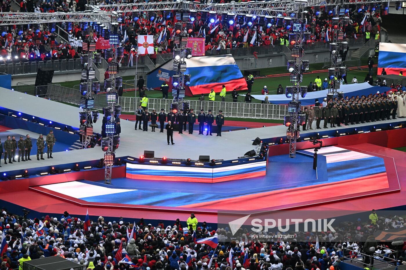 Russia Putin Military Support Concert