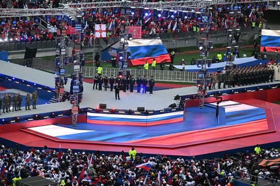 Russia Putin Military Support Concert