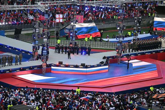 Russia Putin Military Support Concert
