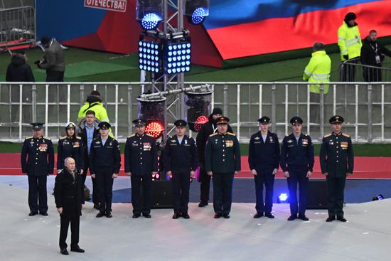 Russia Putin Military Support Concert