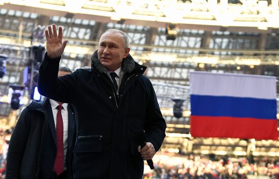 Russia Putin Military Support Concert