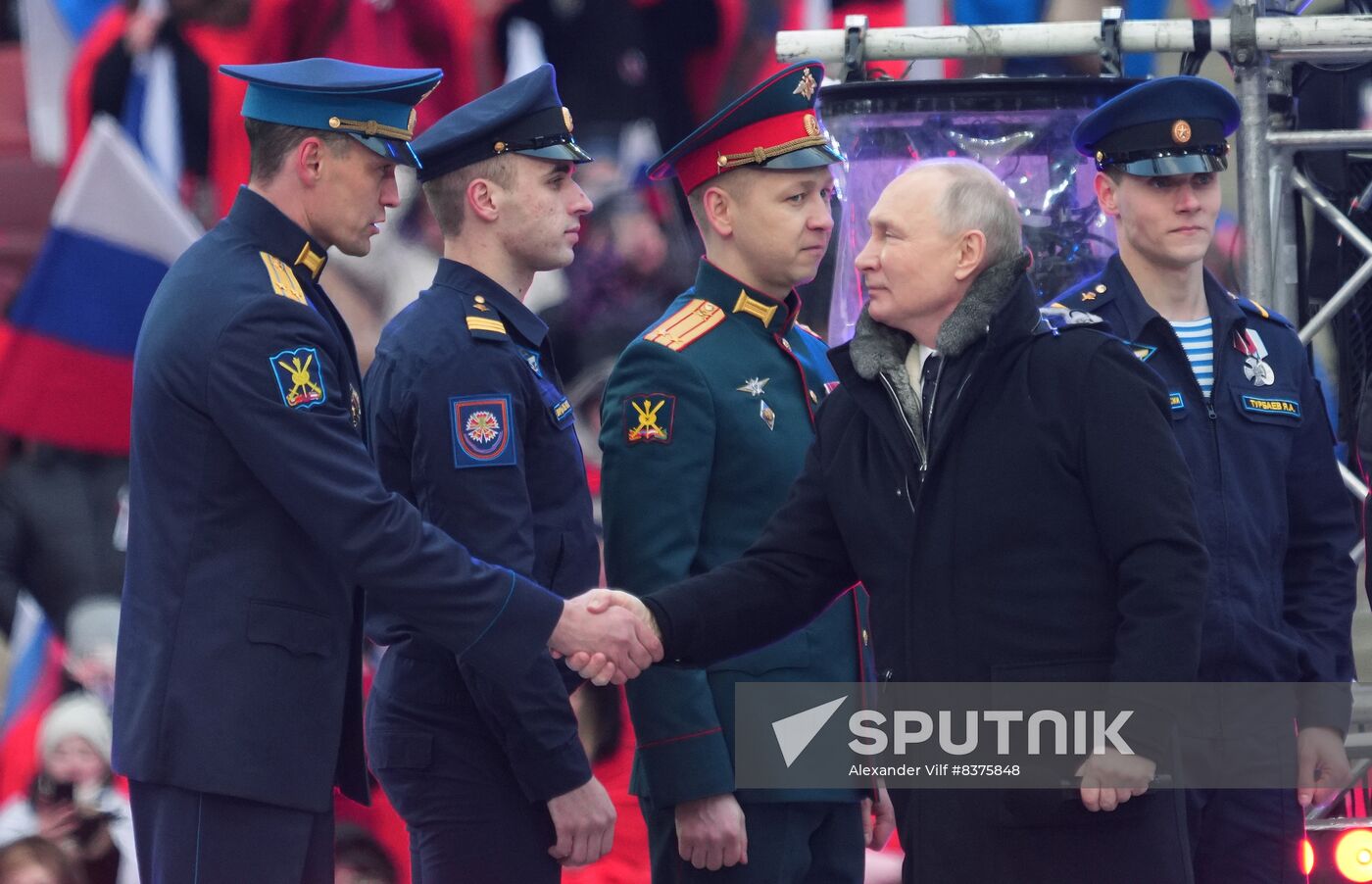 Russia Putin Military Support Concert