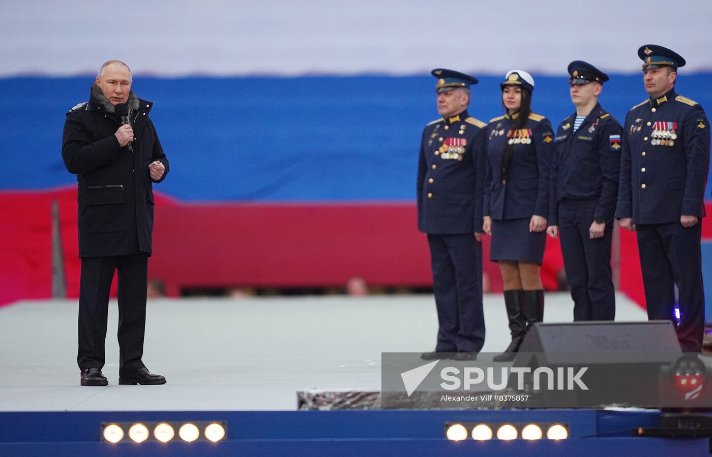 Russia Putin Military Support Concert