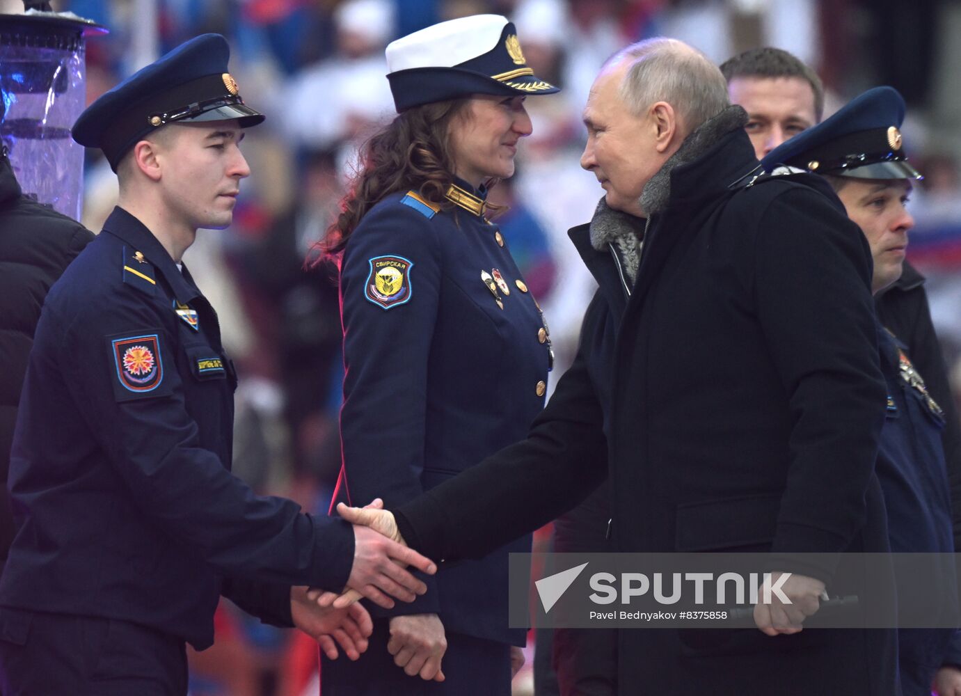 Russia Putin Military Support Concert
