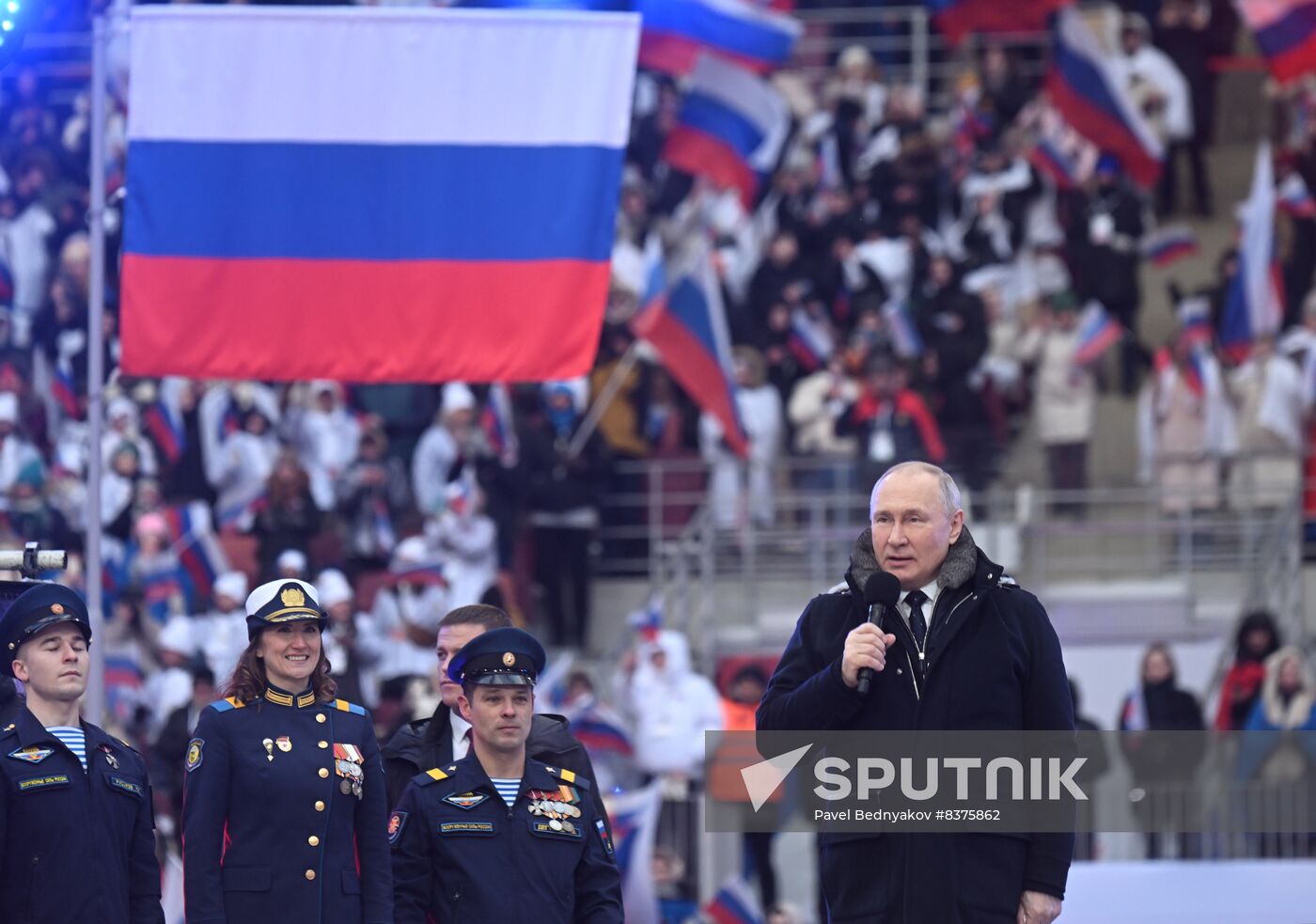 Russia Putin Military Support Concert