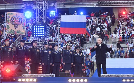 Russia Putin Military Support Concert
