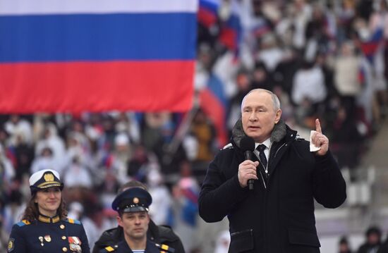 Russia Putin Military Support Concert