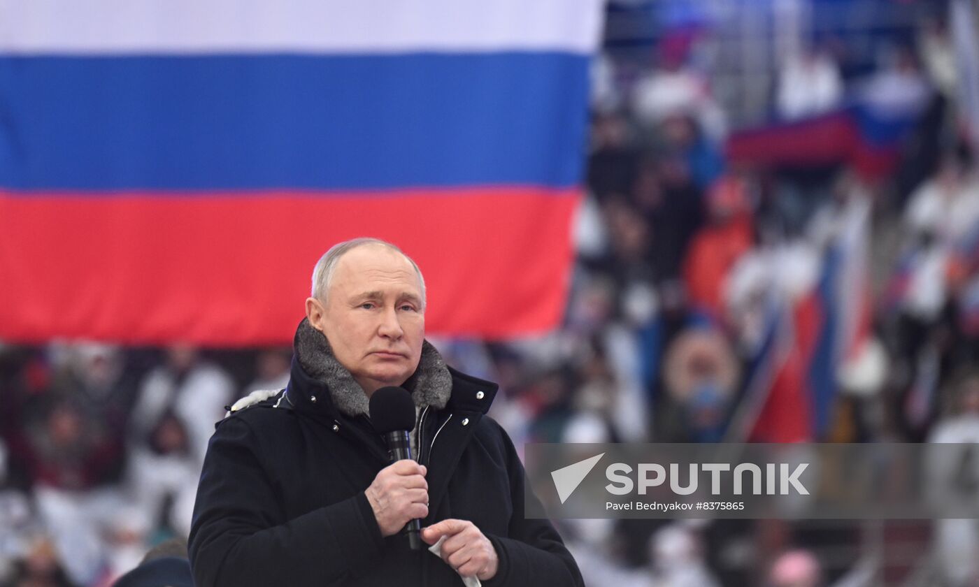 Russia Putin Military Support Concert