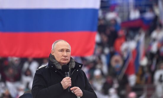 Russia Putin Military Support Concert