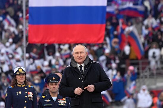 Russia Putin Military Support Concert