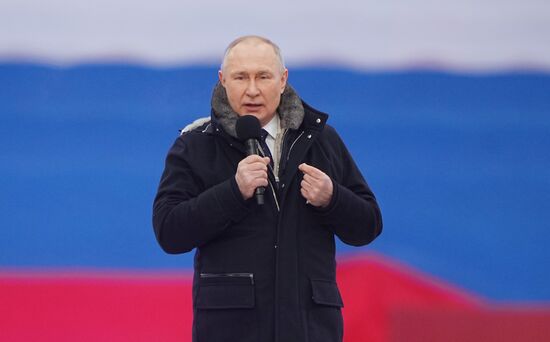 Russia Putin Military Support Concert