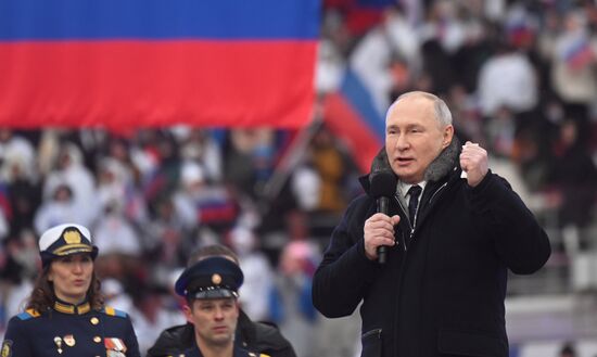 Russia Putin Military Support Concert