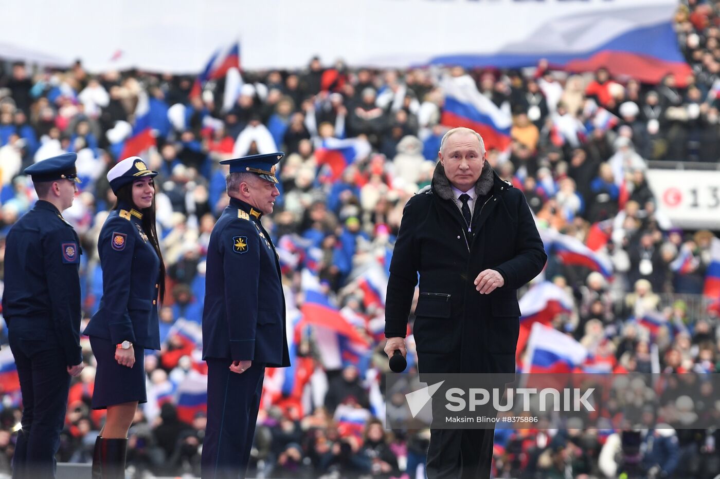 Russia Putin Military Support Concert