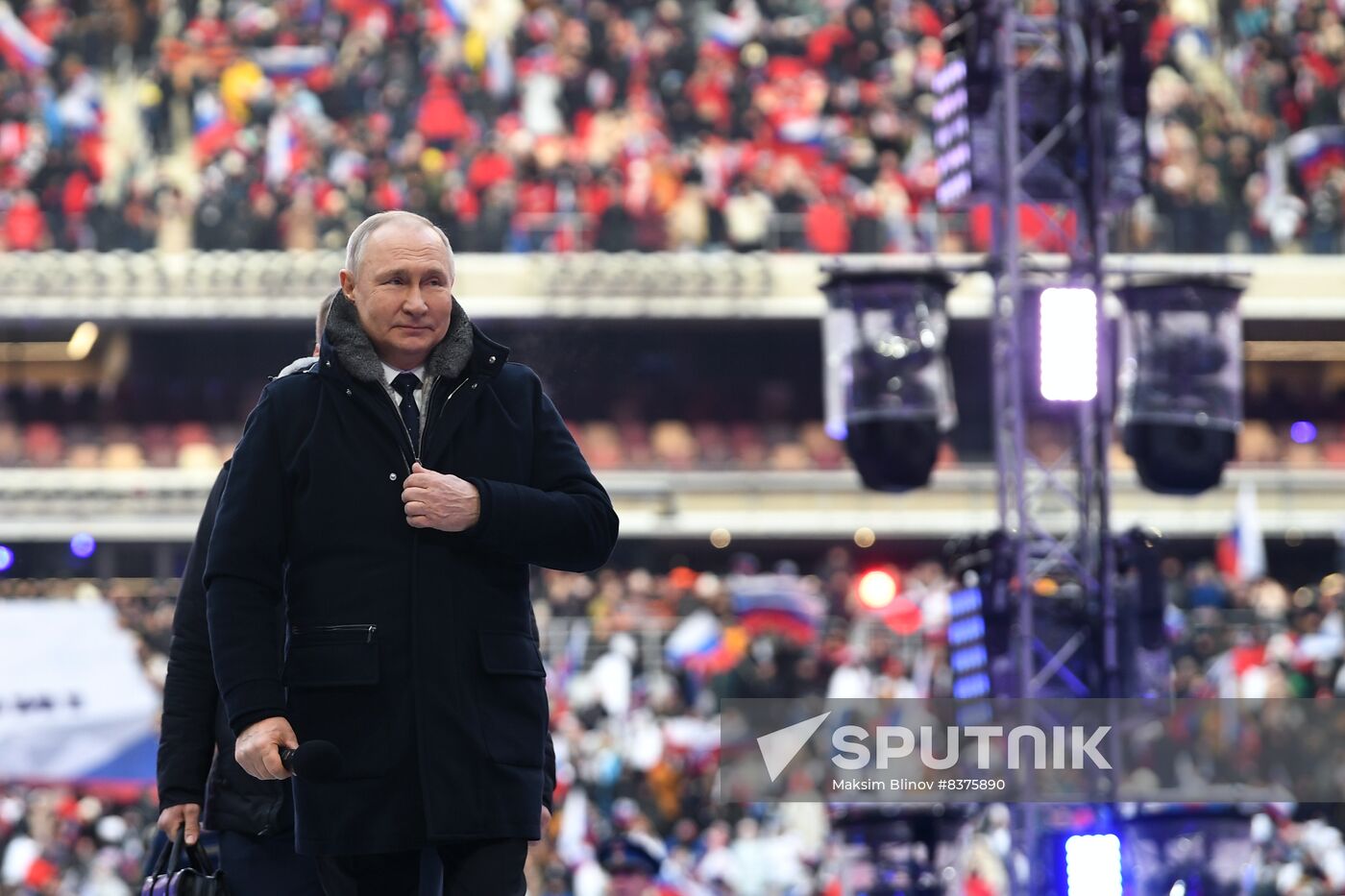 Russia Putin Military Support Concert