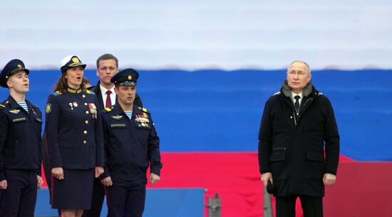Russia Putin Military Support Concert