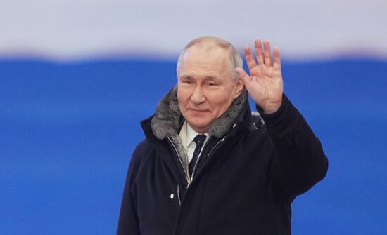 Russia Putin Military Support Concert