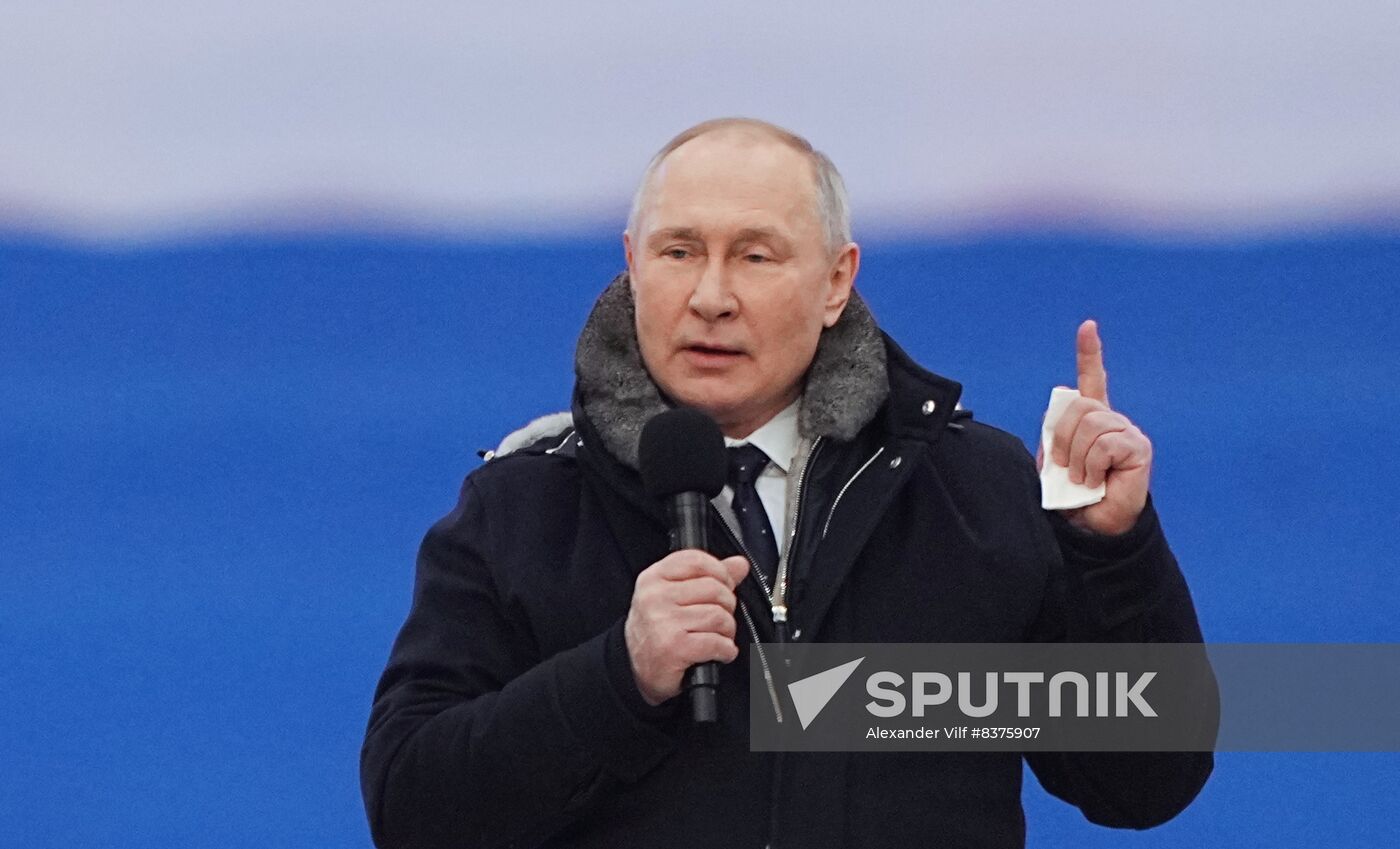 Russia Putin Military Support Concert