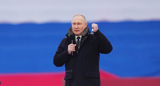 Russia Putin Military Support Concert