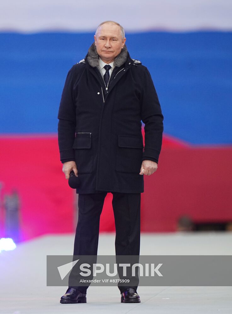 Russia Putin Military Support Concert